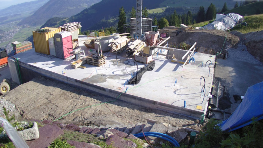 Stockhus wiederaufbau Eventlokal Glarus